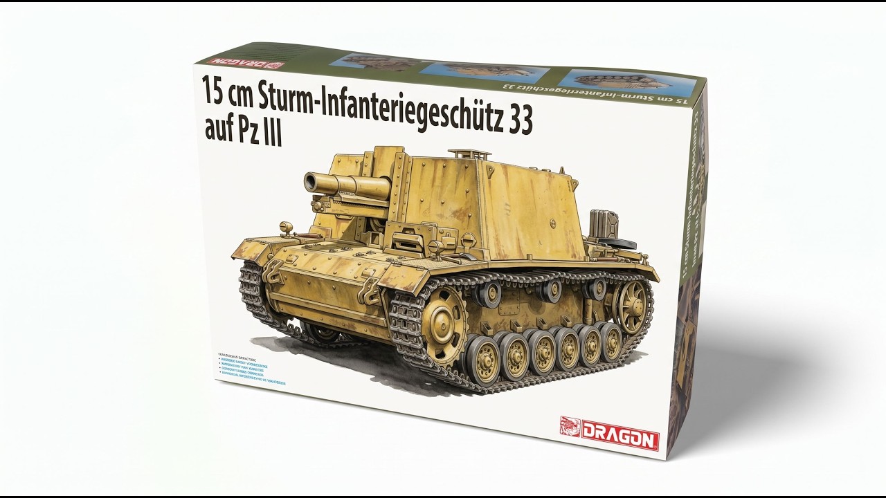 15cm Sturm.Infanteriegeschütz 33 auf Pz IIIDragon · No. 6042 · 1