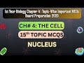 Nucleus MCQs | Class 11 Biology | Cell MCQ Questions and Answers