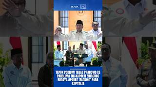 Tepuk Podium! Tegas Prabowo ke Panglima TNI Kapolri Singgung Budaya Aparat ‘Backing’ Para Kapitalis