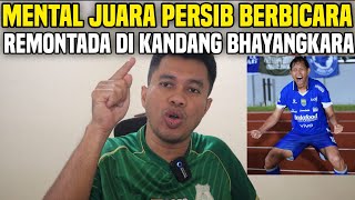 King Persib Is Backbandung Mentalityremontada Di Kandang Bhayangkaramental Juara Berbicara