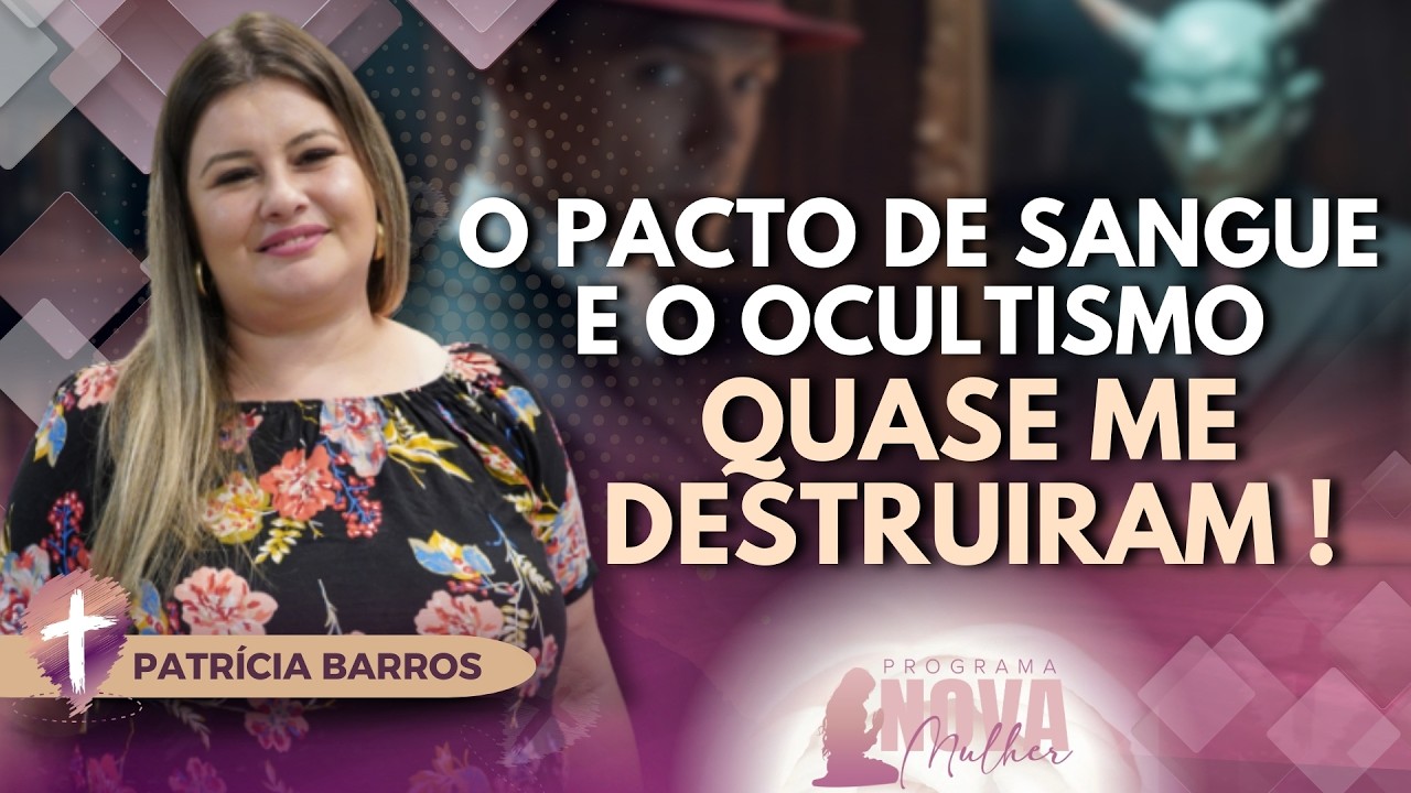 TESTEMUNHO MUITO FORTE: O Diabo nunca aparece de Chifre ! | Patrícia Barros