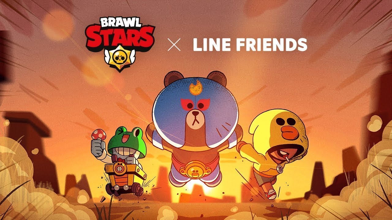 Animacion El Primo Leon Carl Nuevas Skins Brawl Stars X Line Friends Youtube - conseguir skins de line brawl stars