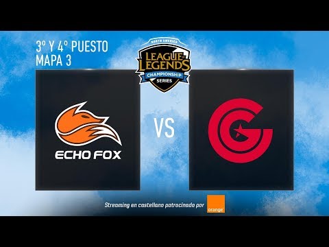 lvp chile ECHO FOX VS CLUTCH GAMING - MAPA 3 - LCS NA PLAYOFFS - 3º Y 4º PUESTO - #LCSNALVP3