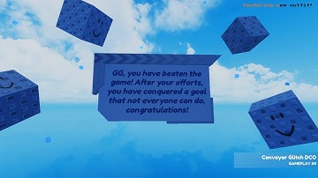 Conveyor Glitch Difficulty Chart Obby - Gameplay to End