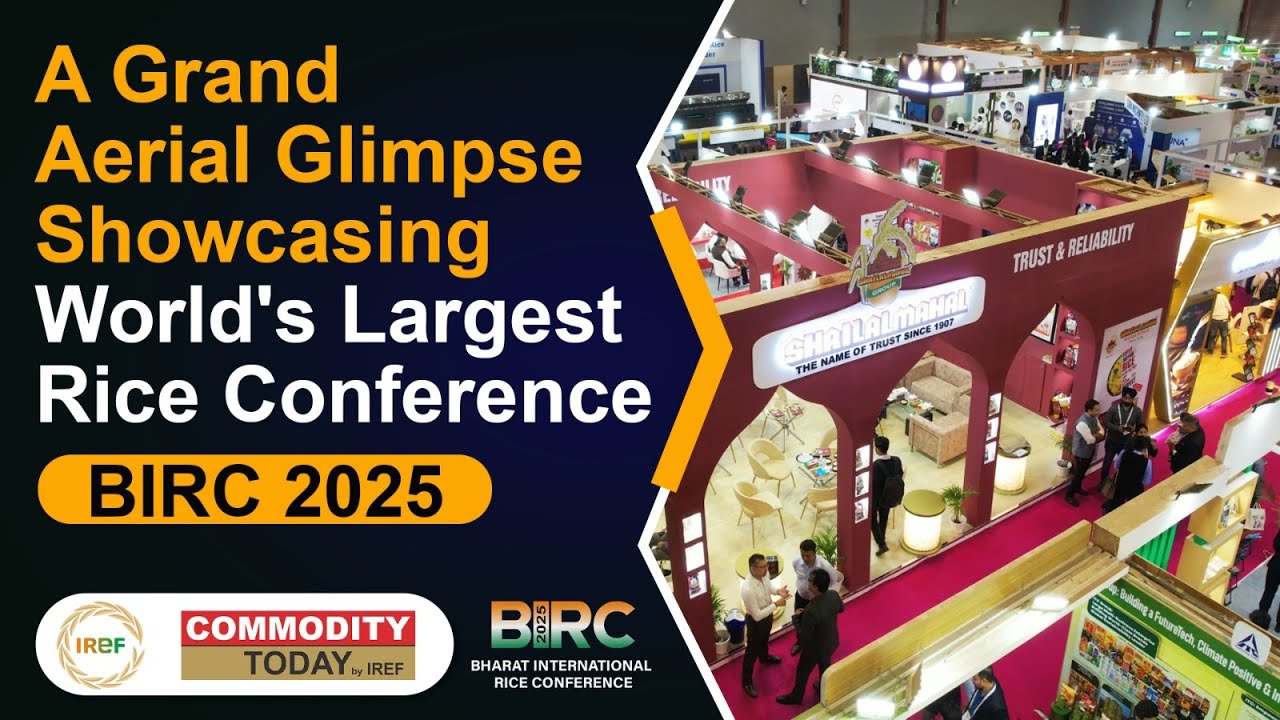 A Grand Aerial Glimpse Showcasing World's Largest Rice Conference BIRC 2025 