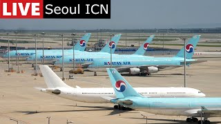 Seoul Incheon Airport Live Stream Air India 787 Delhi Lufthansa 747 Korean Emirates A380