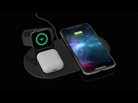 mophie 3-in-1 wireless charging pad for Apple iPhone, Watch & AirPods