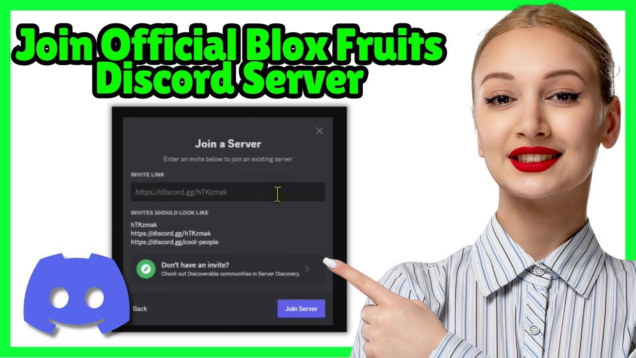 Join official blox fruits discord server invite link youtube