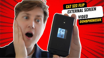 How I Got A VIDEO Playing On The EXTERNAL Screen Of The CAT S22 Flip || CAT S22 Flip Dumbphone