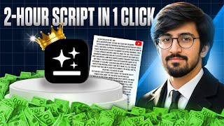 How to Generate  3-Hour Video Script  30,000-Word Script in ONE Click