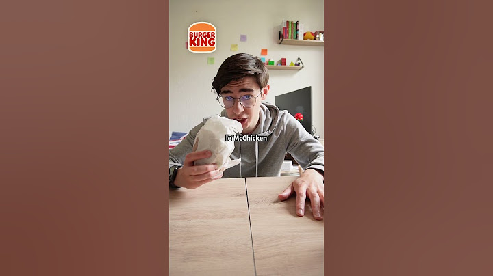 J'ai dépensé 10€ chez MacDo et Burger King