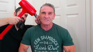 WORLD MOST DANGEROUS MAN: Ken Shamrock tries *HAMMER* Therapy