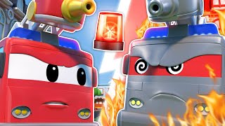 Watch out! EVIL ROBOT FIRETRUCK causes CHAOS in the city! | Cars & Trucks Rescue | Super Truck by Super Truck - Car City Universe 89,125 views 1 month ago 22 minutes