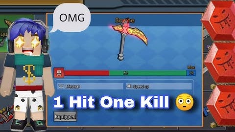 POWER OF MAX LEVEL SCYTHE IN BUILD AND SHOOT - Blockman Go