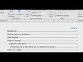 Como hacer un índice automático en Word para Tesis (365, 2016)  2018