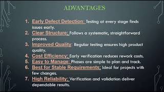 V Model of Advance Software Engineering