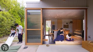 NEVER TOO SMALL: Family of 5’s Simple Home, Japan 45sqm\/483sqft
