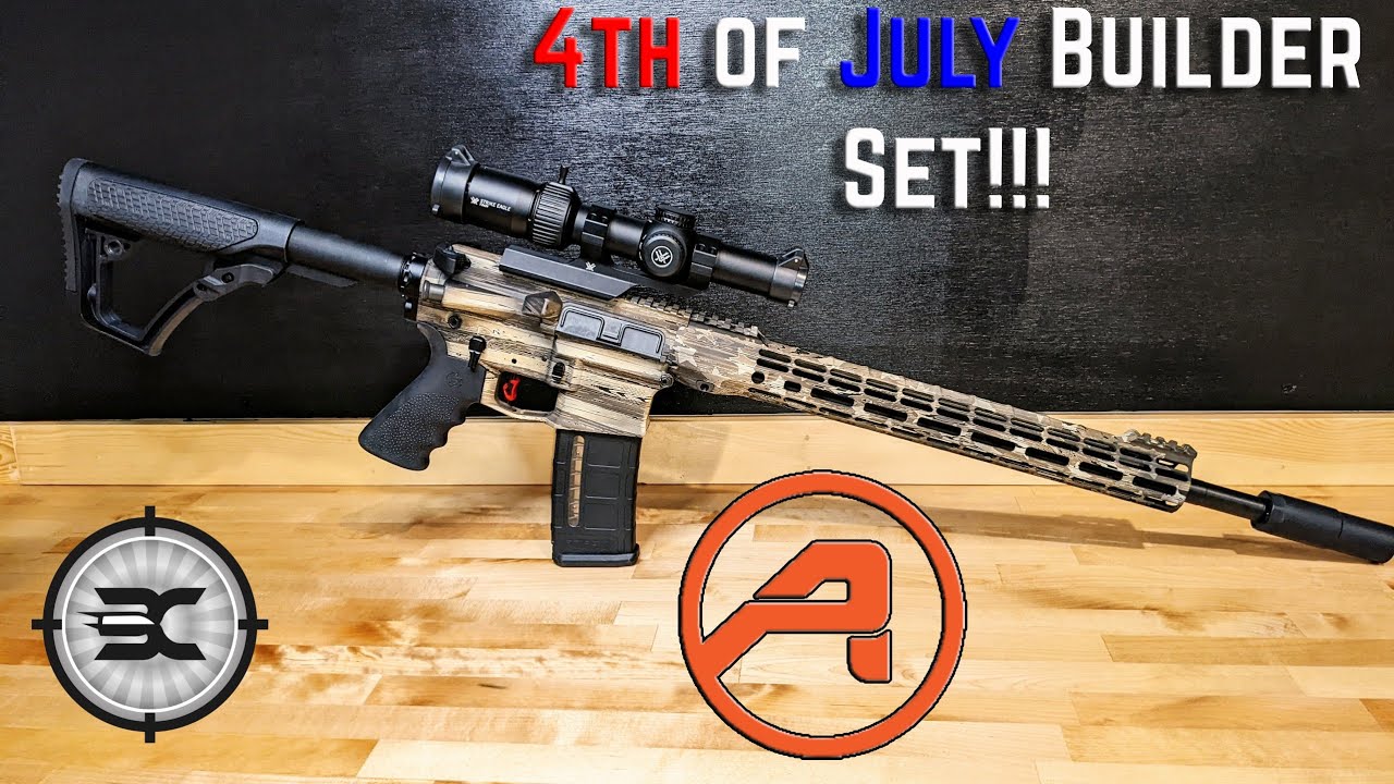223 Wylde 2021 aero precision 4th of July builder set - YouTube