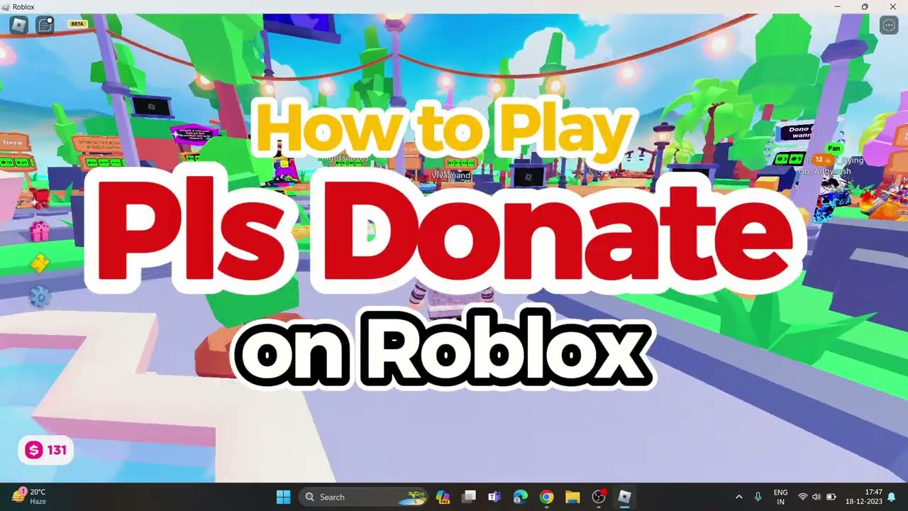 PLS DONATE Tutorial: N3 #FlexEveryAngle #plsdonate #roblox #fyp #xyzbc