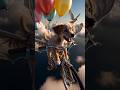 पप्पी ने बनाई हवा में उड़ने वाली साइकिल 😱🐶 | #Flying Cycle Puppy Story # Cute Shorts #viral