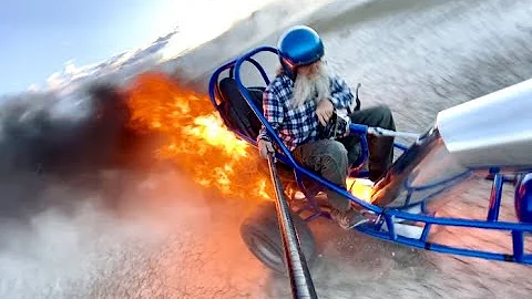 Crazy Rocketman: "JET ENGINE BLOW OUT"