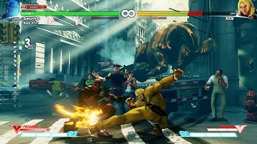 Street Fighter 5 - Urien Aegis Reset Combo - 1000 Stun