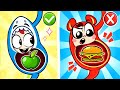 Healthy Food and Junk Food | Kids' Songs and Nursery Rhymes | Whoopee Doopy Show