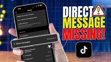 How To Fix Direct Message Option Missing in TikTok on iPhone | TikTok DM Problem Solved