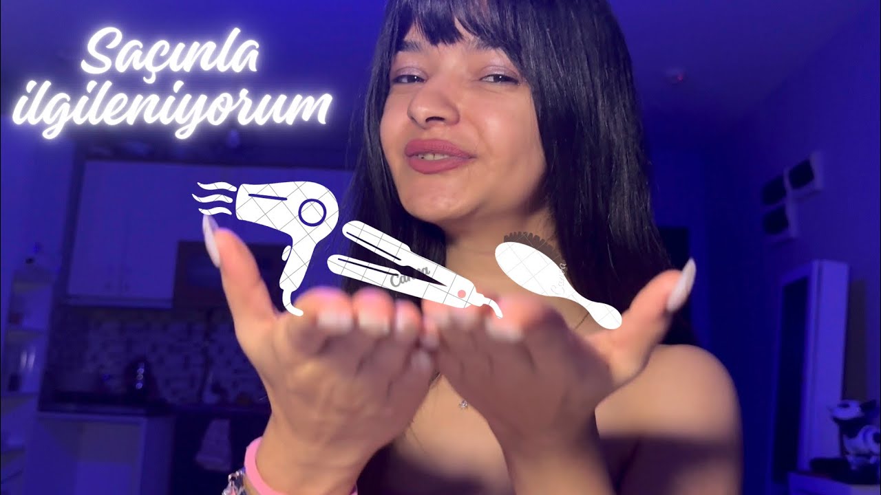 💆‍♀️ ASMR | Saçını Yapıyorum | Fısıltı, Tarama, Saç Dokunuşlarıyla Rahatla | TÜRKÇE ASMR |