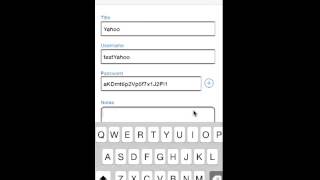 Dhakir - Free/open password keeper app for iPhone screenshot 2