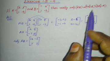 11 th Business Maths, Exercise 1.2-(4)