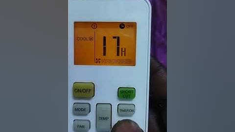 HOW TO SETUP OFF TIMER SET UP MIDEA AC REMOTE #satisfying #shorts #MR_P_TECH #airconditioner #shorts