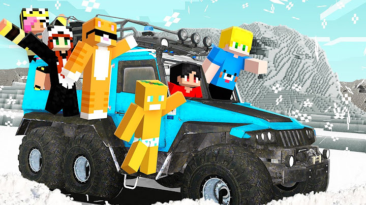 Fizemos a Maior Viagem na Neve com os Amigos no Minecraft!