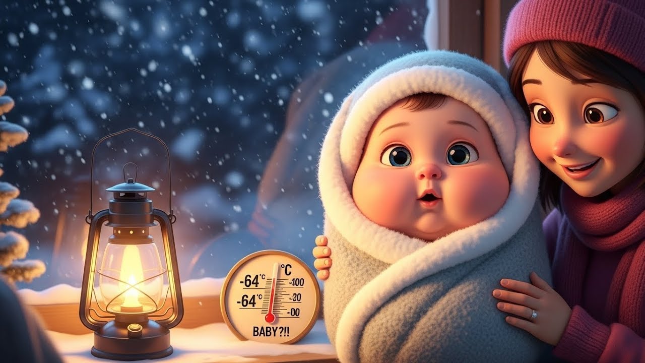 Baby’s First Winter at -64°C ❄️👶  Yakutsk Coldest City Song (Ghibli Style)