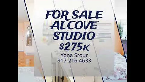 FOR SALE ALCOVE STUDIO $275k