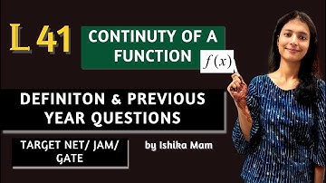 Continuity of a Function L-41 | Real Analysis Practice Series | JAM/ NET/ GATE