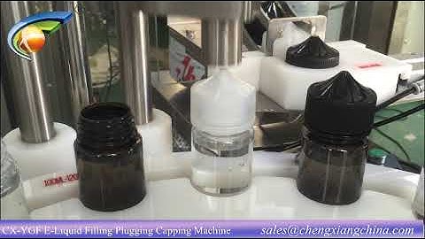 CX-YGF E liquid filling plugging capping machine for 120ml