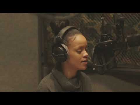 Exclusive Rihanna In The Studio Recording Close To You 2015