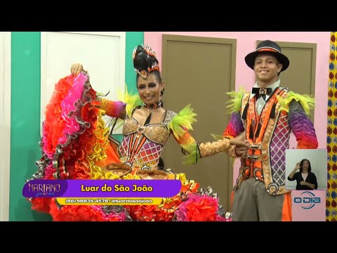 Destaques da quadrilha Luar do São João no Programa Mariano 29 06 2024