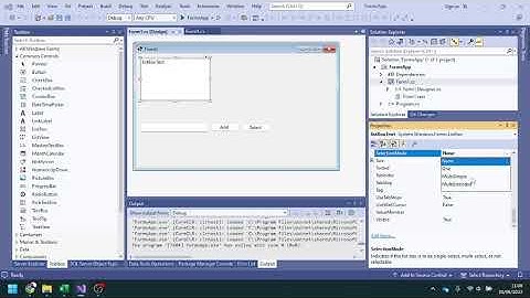 07 - A-level Computer Science NEA - C# Listboxes in Visual Studio