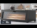 Kitsure Bread Box Wooden Bread Box for Kitchen Countertop Large Capacity