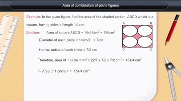 Area of combination of plane figures | Class 10 | Maths