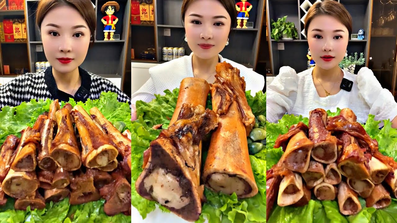 EP25 - BUFFALO BEEF BONE MARROW MUKBANG ASMR | SML FOOD