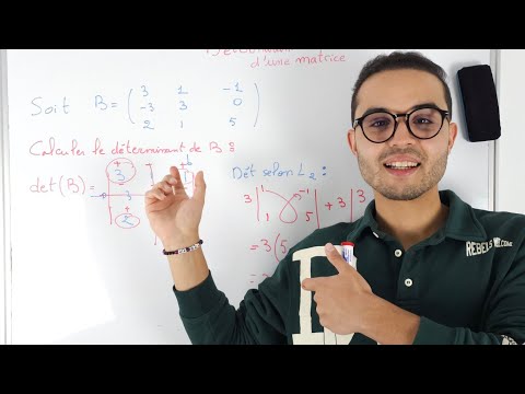 Matrices : Determinant d une matrice