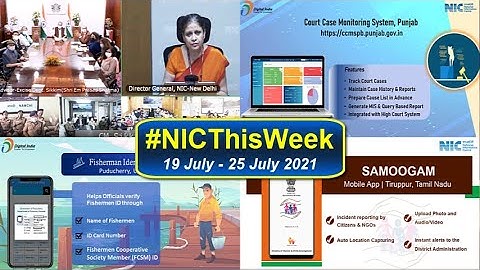 NICThisWeek (19 July 2021 - 25 July 2021)