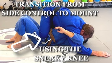 BJJ For Beginners: Transitioning From Side Control to Mount Position Using the Sneaky Knee!