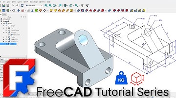FreeCAD Beginner Course | Module 1 – Lesson 1 | 2D Isometric Drawings to 3D Models | Mass & Volume