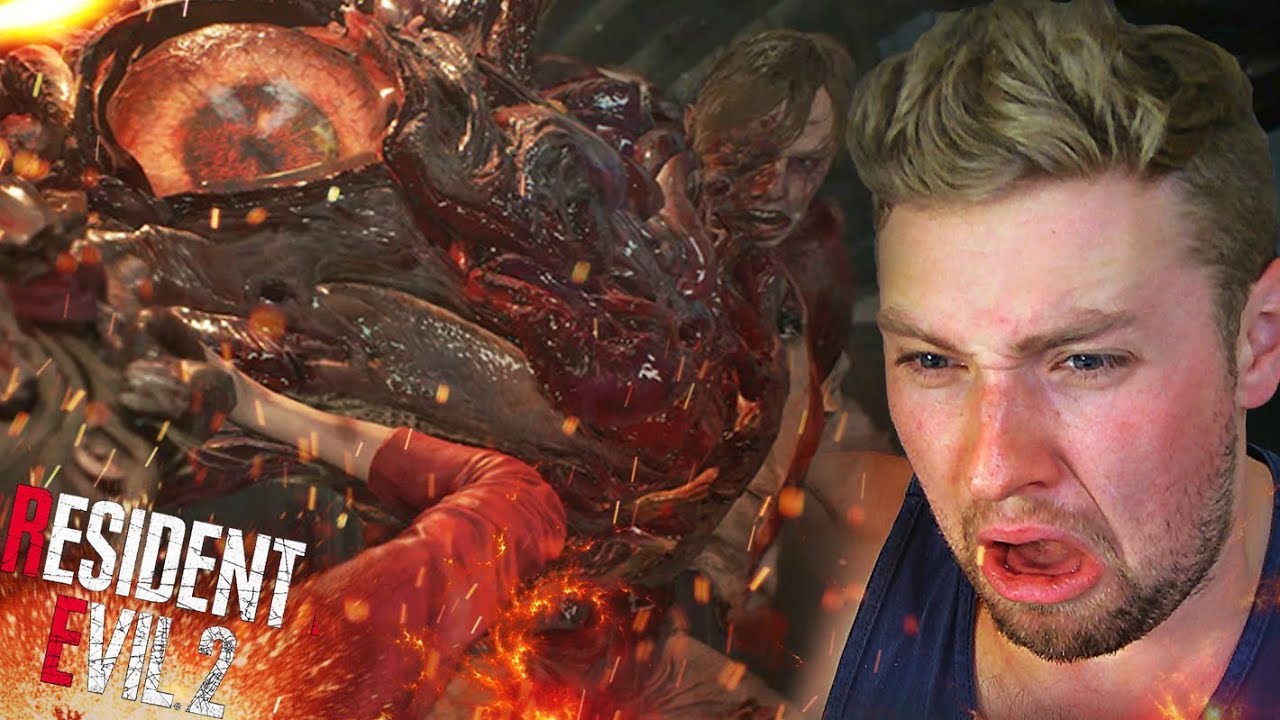William Birkin vs. Mr X 😱 Resident Evil 2 Part 4 - YouTube