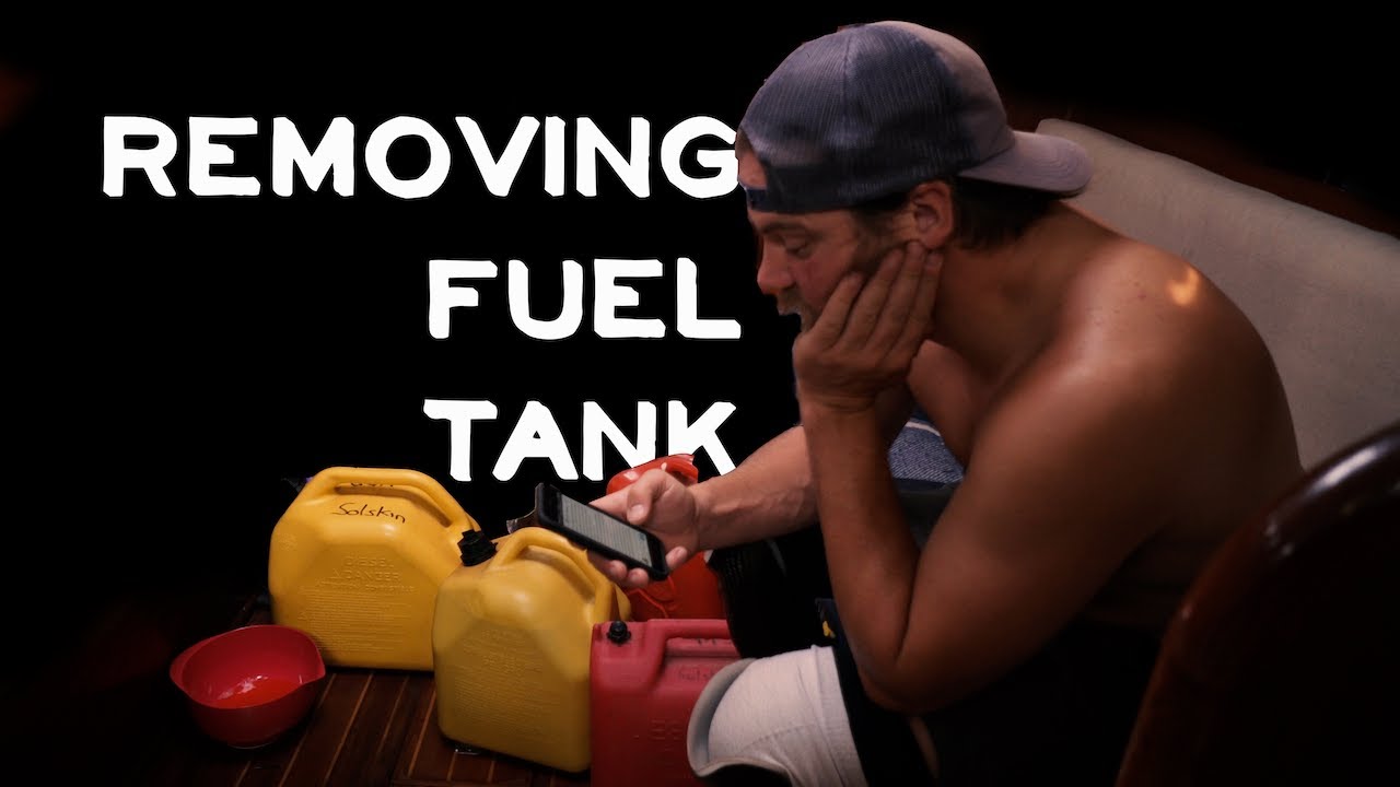 EP 4 | Dirty Fuel Issues | Removing Diesel Tank from Tartan Sailboat
