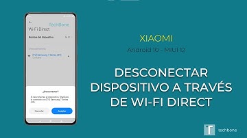 Desconectar dispositivo Wi-Fi Direct - Xiaomi [Android 10 - MIUI 12]